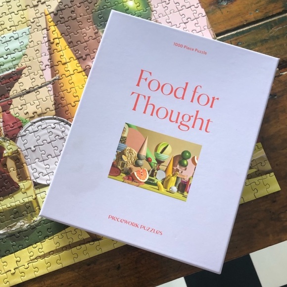 Piecework Puzzle 1000 pieces Food for Thought - Picture 1 of 3